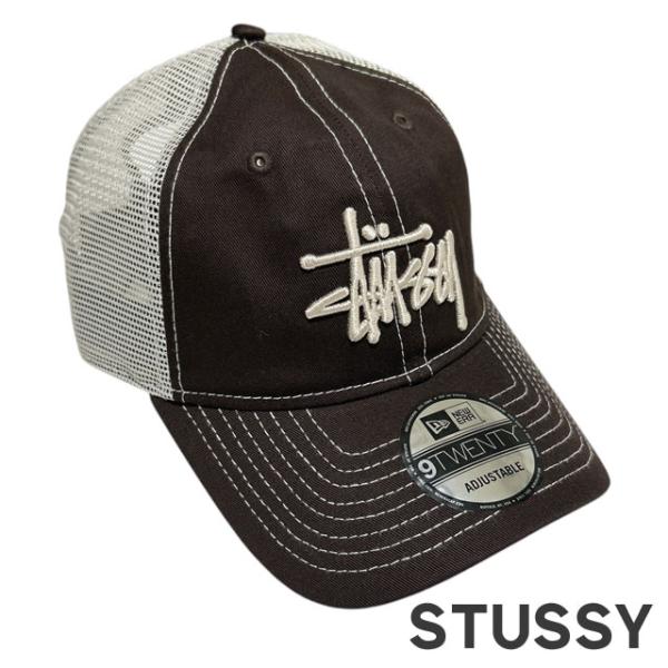 STUSSY 新品 ステューシー ニューエラ New Era BASIC TRUCKER 9TWENTY