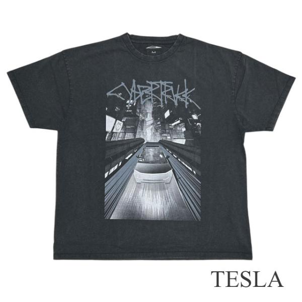 新品 テスラ Tesla Cybertruck Cityscape Tee Tシャツ 200009513041