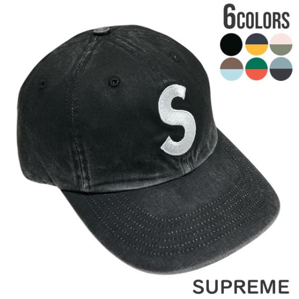 25ss supreme Sロゴキャップ シュプリーム 25 pigment Supreme 新品 シュプリーム SUPREME 25FW Pigment Coated 2-Tone