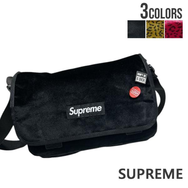 Supreme メッセンジャーバッグ グレー Supreme（シュプリーム） 新品 SUPREME 25FW Velvet Small Messenger