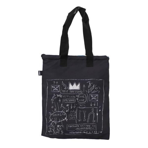 新品 ジャン ミシェル バスキア Jean-Michel Basquiat x ローキー LOQI 2Way Bag リバーシブル バッグ BLACK MULTI ブラック 277002683011 グッズ BUYERS PUSH