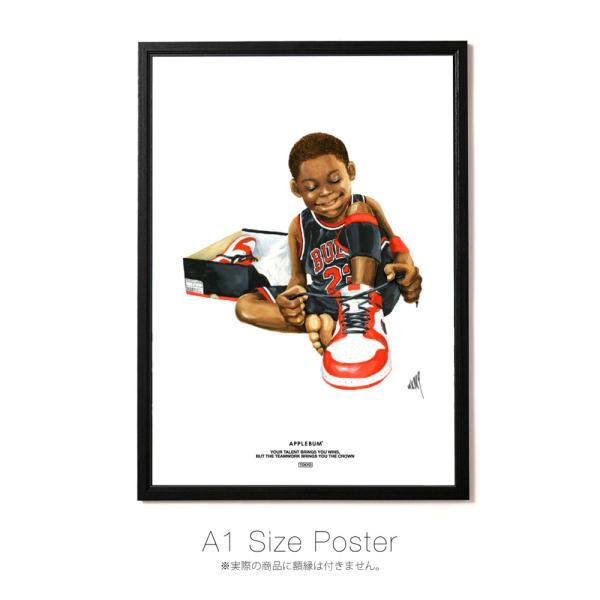 アップルバム applebum ポスター　シカゴボーイ　ノースカロライナボーイ APPLEBUM 新品 アップルバム CHICAGO Boy A1 Poster シカゴ