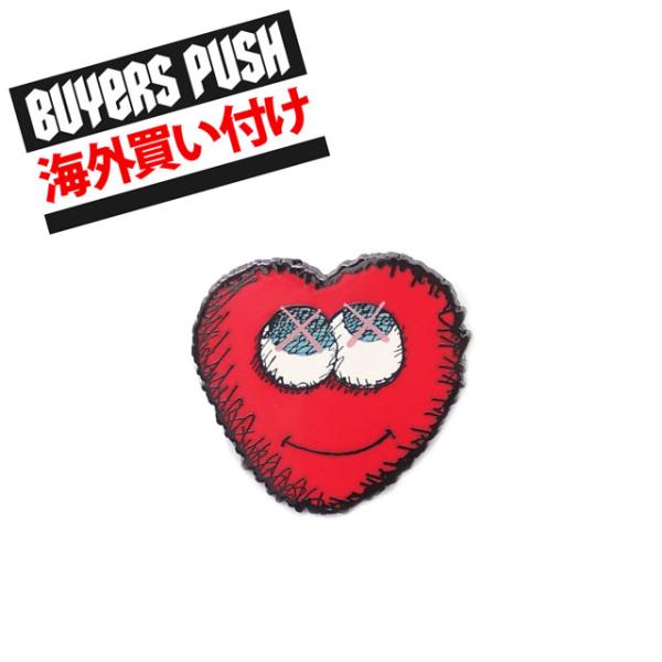 新品 ビクトリア国立美術館 NGV x カウズ KAWS HEART Pin ハート