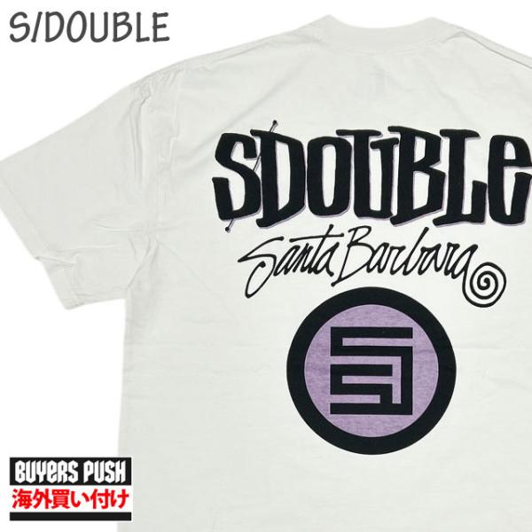 エスダブル Tシャツ 半袖 AU限定 S/DOUBLE Script Stack Tee エスダブル Tシャツ AU限定 S/DOUBLE Script Stack T-Shirt (S