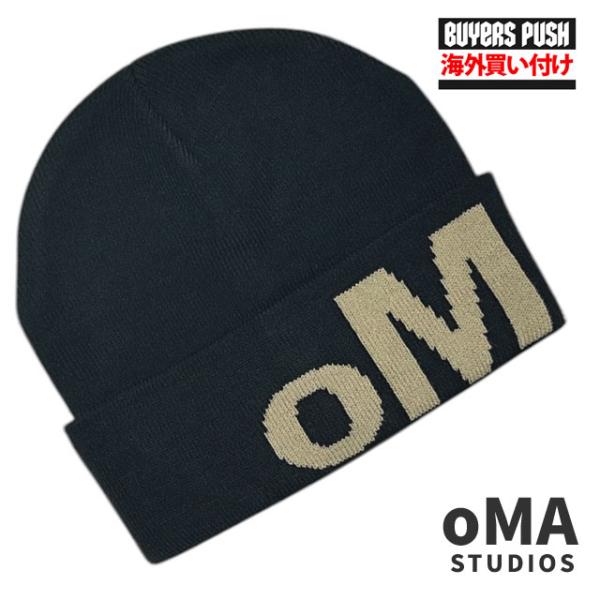 oMA 黒ビーニー oMA /Skull Logo Beanie (Black) | BINGOSTAR ・ ビン