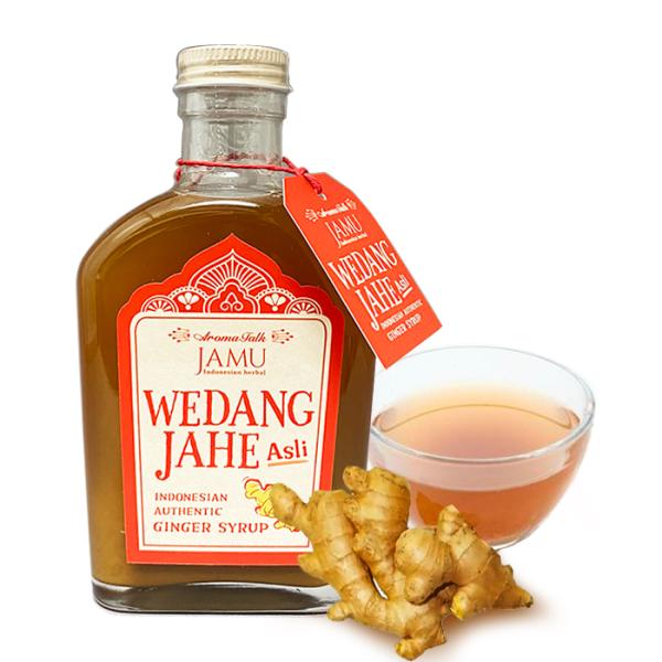 アロマトーク　ジャムウシロップ　ウェダン・ジャヘ　250g WEDANG JAHE ジンジャーティー 国産ショウガ + インドネシア特産の赤ショウガ