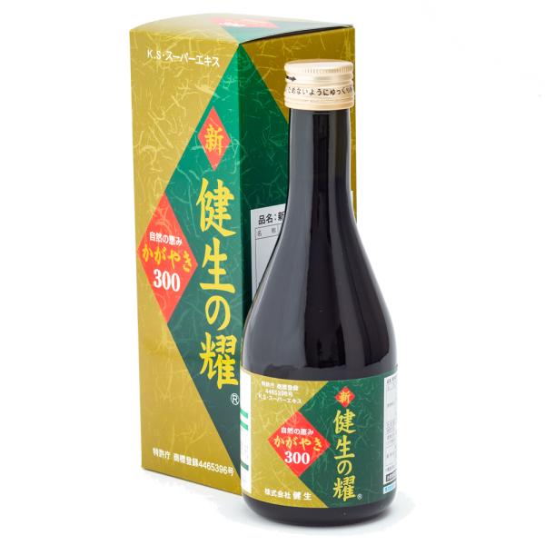 健生の耀 CGF (液）300ml 液体タイプ 自然の恵み かがやき 300 K.S・スーパーエキス クロレラ プロポリス コラーゲンペプチド 100%天然成分 健生 日本製 正規品
