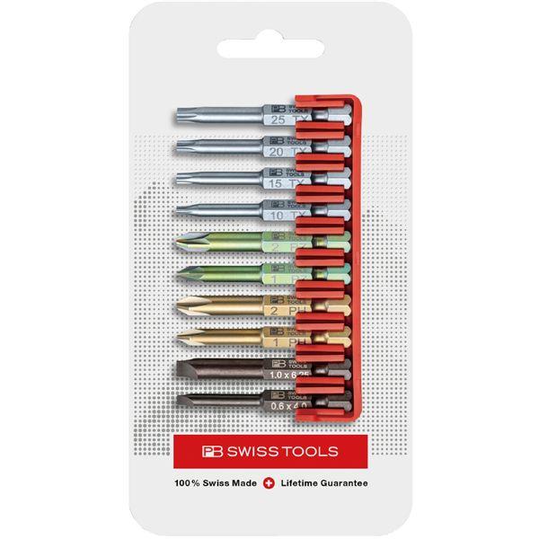 PB SWISS TOOLS ピービースイスツールズ 10本組 段付きビットセット