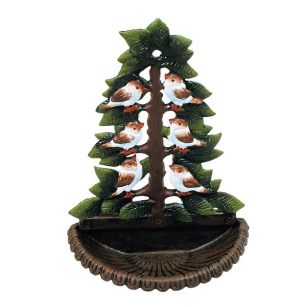 野鳥の餌台　鳥小屋で鳥のさえずりで賑やかお庭演出！バードフィーダーは鳥を対象に設置される給餌器具。かわいい小鳥たちが自然にお庭に集まります。■サイズ(mm)：幅200×高さ280×奥行100■重量(kg)：1.5■材質：鉄鋳物■納期：1週間...