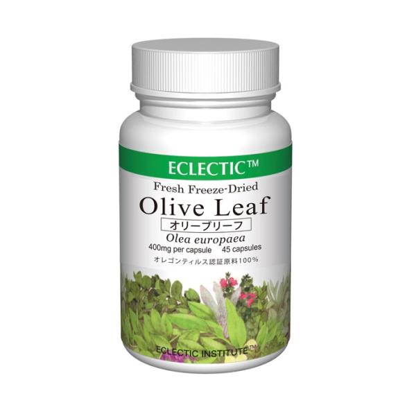 ■ 製品概要ECLECTIC エクレクティック ハーブサプリメント オリーブリーフ FFD 400mgは、オレゴンティルス（オレゴン州有機農法民間基準）認証のオーガニック栽培のオリーブの葉を原料に使用し、エクレクティック研究所独自のフレッシ...
