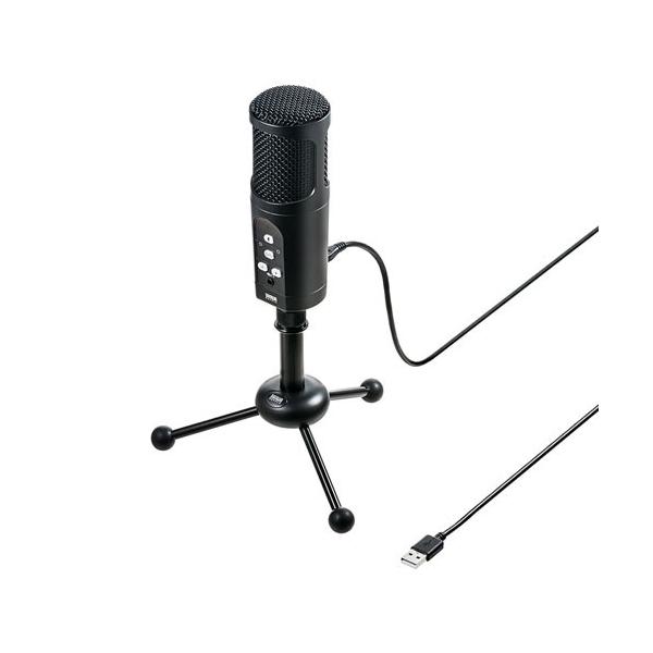 【サンワサプライ】MM-MCU05BK マイク [USB]新古品 SANWA SUPPLY 訳あり新品 WEB会議高感度USBマイク 指向性