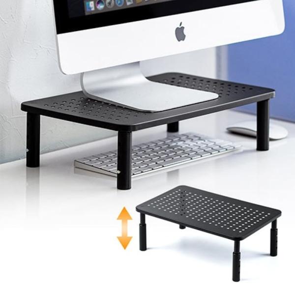 3段階の高さ調整が可能な机上ラックです。モニター台や電話台、小物台などマルチに使えます。横幅37cmとコンパクトな設計です。▼詳しい情報は下記をご覧ください。