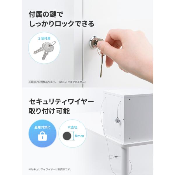 セキュリティボックス 小型 鍵 A4 書類 ノートパソコン タブレット