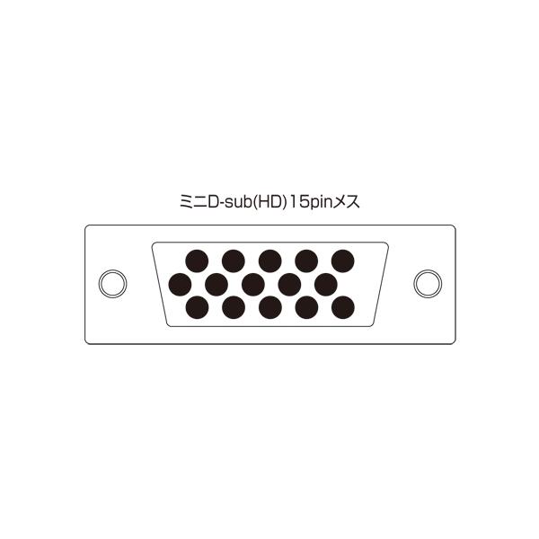 VGA���z�� 2�o�� 65m �J�X�P�[�h�Ή� EEXP-SP2 ���i�摜5