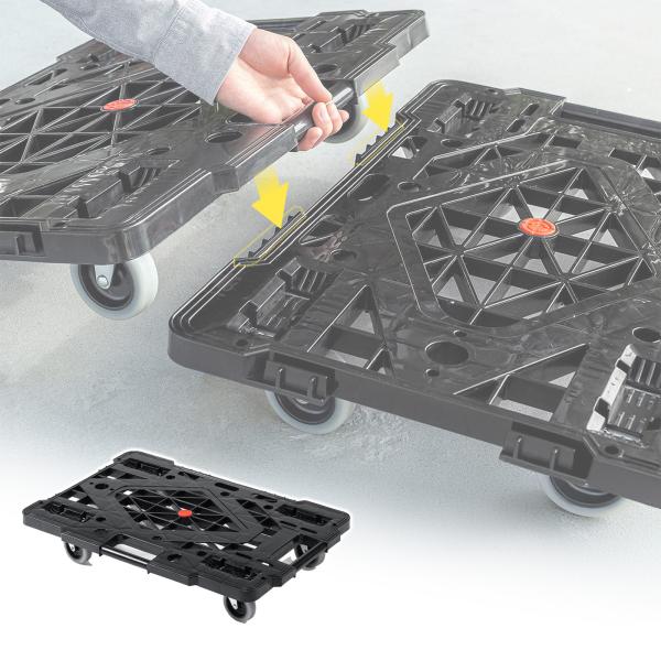SANWA SUPPLY（サンワサプライ） 平台車 耐荷重80kg 積み重ね可能 連結