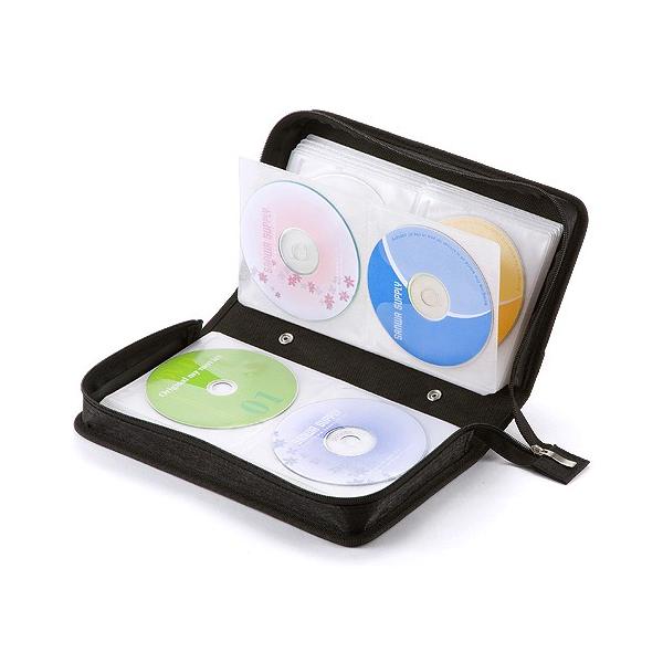 SANWA SUPPLY CD・DVDケース 96枚収納 ブラック EZ2-FCD028 SANWA SUPPLY CD・DVDケース 96枚収納 ブラック EZ2-FCD028
