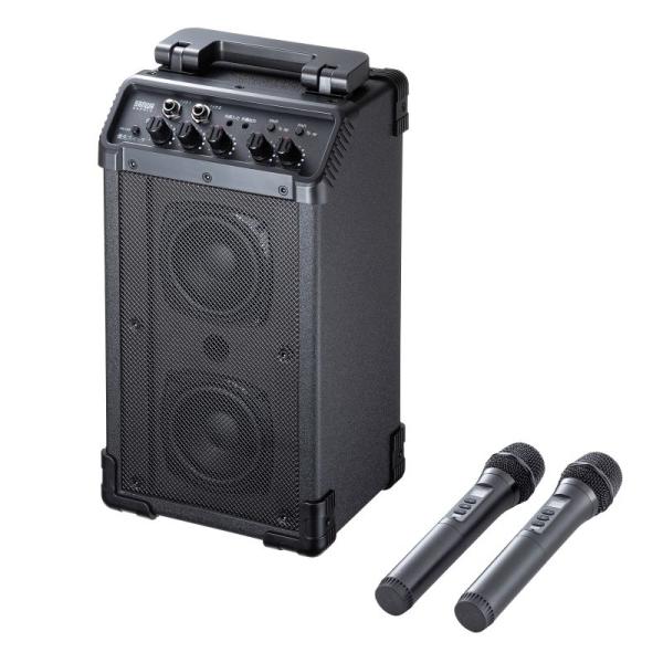 美品！【サンワサプライ】マイク付き拡声器スピーカー・MM-SPAMP SANWA SUPPLY（サンワサプライ） 拡声器 ワイヤレスマイク スピーカー