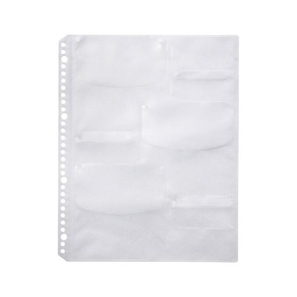 【アウトレット理由】※パッケージ不良（開封・潰れ・汚れなど）ブルーレイディスクの収納に適した、凹凸が少なく柔らかな不織布を使用。CD・DVD・BDを6枚収納できるA4サイズの30穴リフィルシート。FCD-RLBD30W サンワサプライ