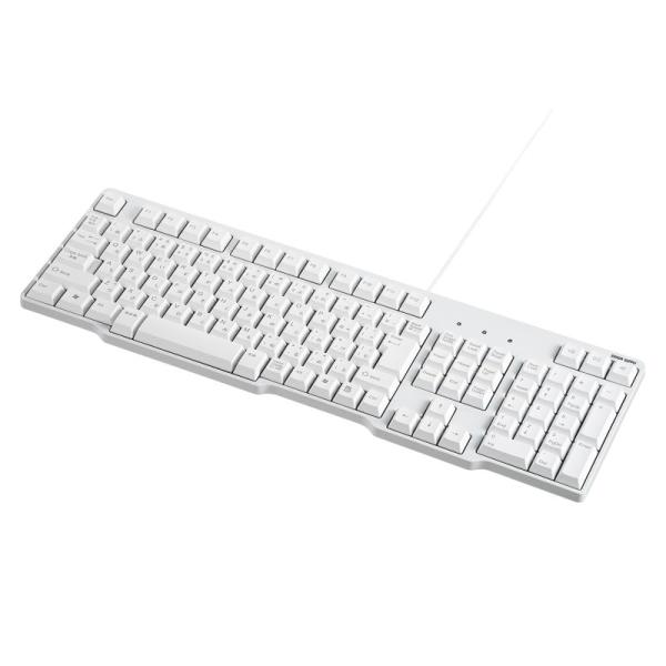 他サイト： USBキーボード 排水機能付き メンブレン ホワイト out-SKB-L1UN アウトレットの商品画像