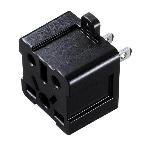 1台で7種類のプラグ形状に変換できるマルチ海外電源変換アダプタ。13A仕様。