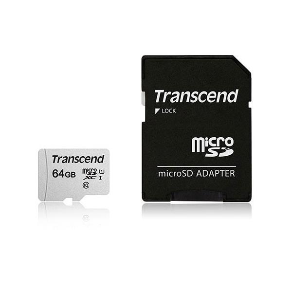 microSDXCJ[h 64GB SDϊA_v^t Class10 UHS-I TS64GUSD300S-A Transcend gZhWp lR|XΉ
