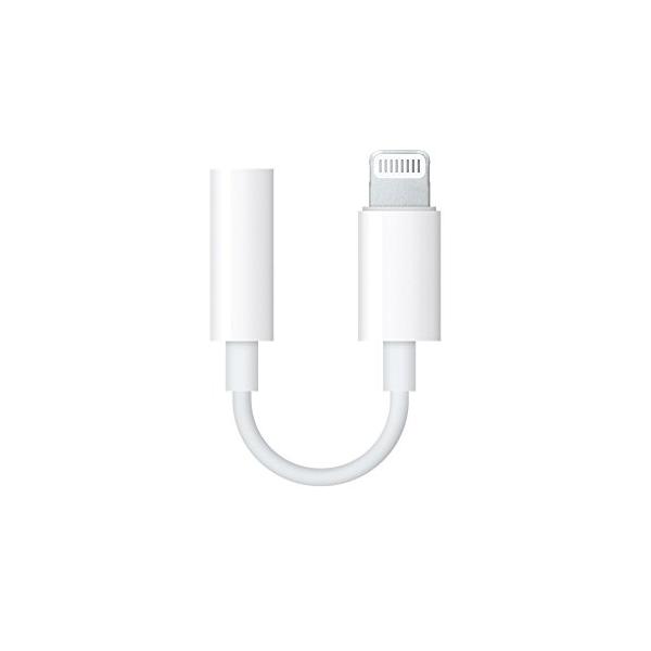 Apple Lightning - 3.5 mmヘッドフォンジャックアダプタ