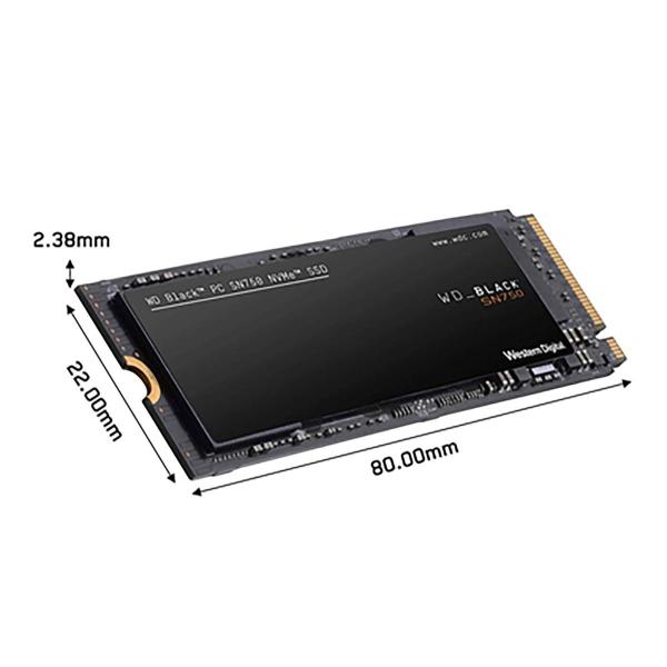 Wd 内蔵 正規品新品未使用品 Ssd M 2 2280 Black Sn750 Nvme Wds500g3x0c 500gb ゲームpc カスタムpc向け ハイパフォーマンス ゲーム