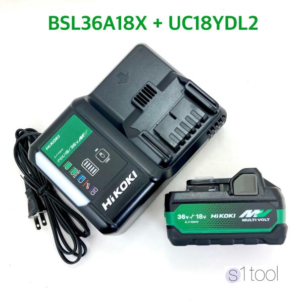 HiKOKI リチウムイオンバッテリー BSL 36A18X マルチボルト BSL36A18X HiKOKIマルチボルト（36V）リチウム