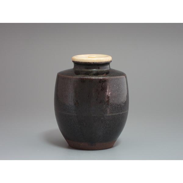 漢作唐物大名物写「油屋肩衝茶入」 笹田仁史(有祥)造 共箱 漢作唐物大名物写「油屋肩衝茶入」 笹田仁史(有祥)造 共箱