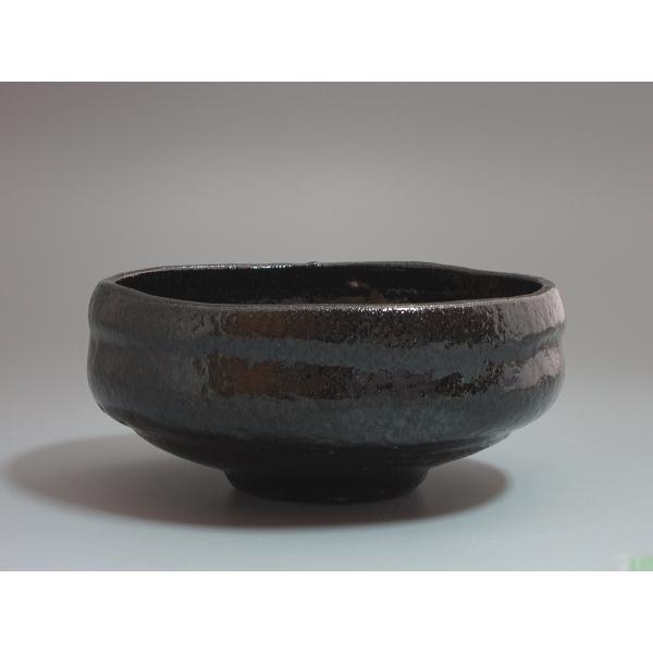 黒楽馬盥形平茶碗 井上春峰造（本体のみ） : 茶道具商 越中屋 - 通販