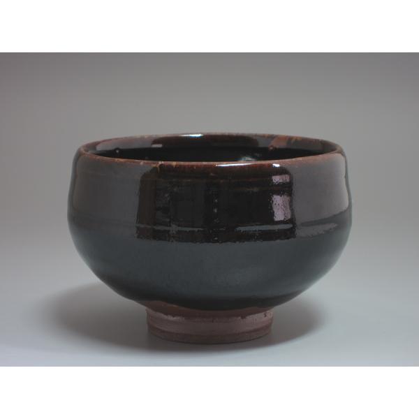 丹波焼 鉄釉茶碗 市野伊作造 共箱 : 茶道具商 越中屋 - 通販