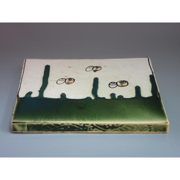 織部敷瓦 中（本体のみ） : 茶道具商 越中屋 - 通販 - Yahoo