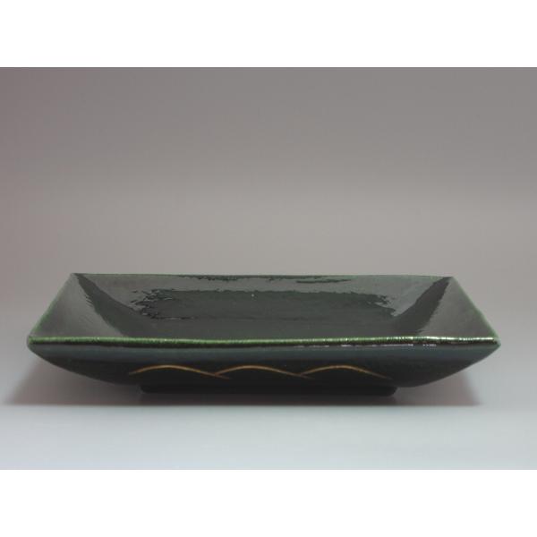 青釉四方菓子器 吉村楽入造 共箱 : 茶道具商 越中屋 - 通販 - Yahoo