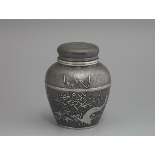 茶道具 錫製 茶入 在銘 etchuya_sencha-chaire-kenmogo-