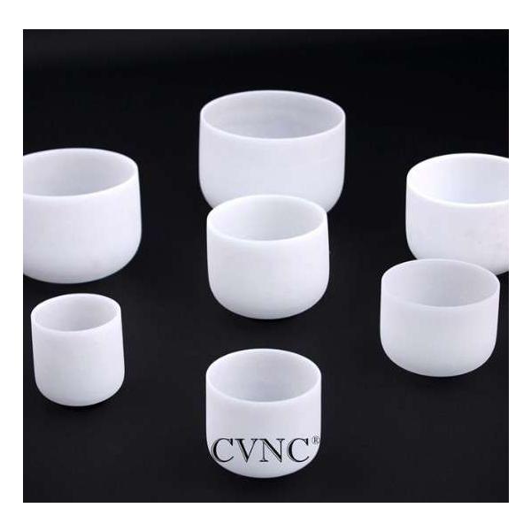 クリスタルシンギングボウル 6インチ-12インチ セット マレット