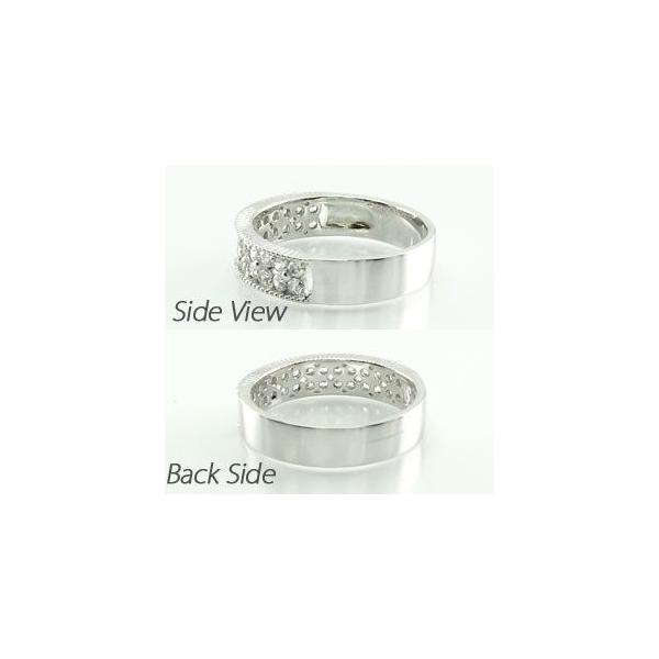 パヴェ レディース 指輪 プラチナ フラワー ダイヤモンド 900 透かし リング ミル レディース 指輪 Er386pt Luire 透かし ダイヤ アンティーク Deuxieme