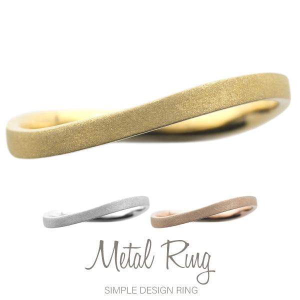 地金 リング k10 指輪 つや消し マット 10k 10金 ゴールド レディース
