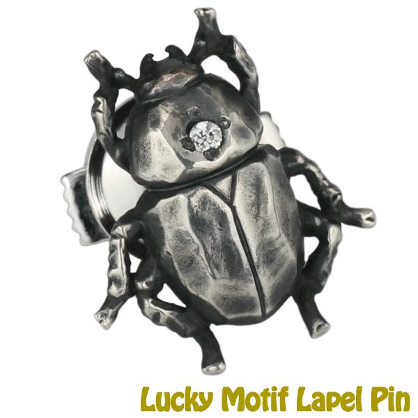 【買取店】K18 スカラベ フンコロガシ カラトゥーシュ トップ ヒエログリフ ラペルピン メンズ フンコロガシ スカラベ 昆虫 虫 シルバー SV925