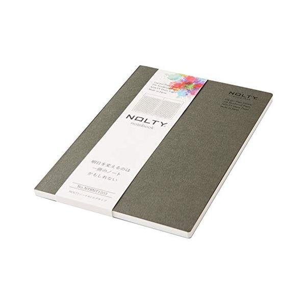 他サイト： 日本能率協会マネジメントセンター NOLTY ノルティ ノート A5 ログタイプ 3.5m方眼 カーキ NTBNT1203の商品画像