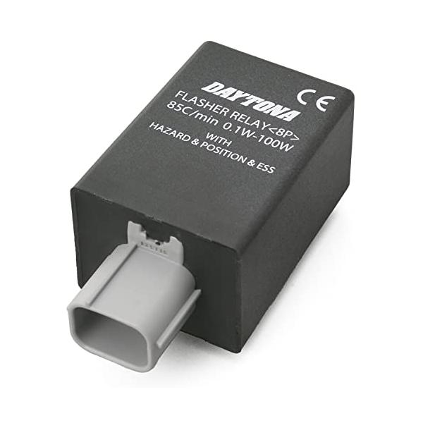 デイトナ(Daytona) バイク ウインカーリレー LED対応 ホンダ 8ピン(0.1W~100W) ハザード + ポジション + ESS対応