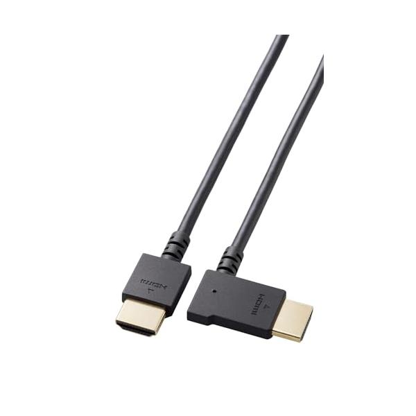 他サイト： エレコム HDMI ケーブル 1m L字 左向き やわらか ハイスピード 4K2K(30Hz) 【HIGH SPEED with ETHERNEの商品画像