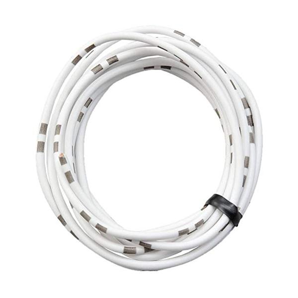 デイトナ(Daytona) 配線 コード AVS0.75(許容電力14A/12V) 純正色ハーネス 2m 白 93187