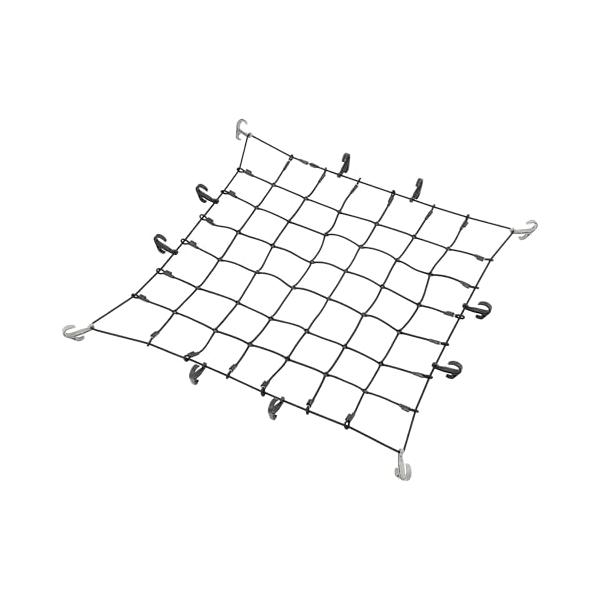 カーメイト(Carmate) INNO 車用 カーゴネット M サイズ(100×100cm)線径8mm 極太ゴム フックの数:12 荷物 固定
