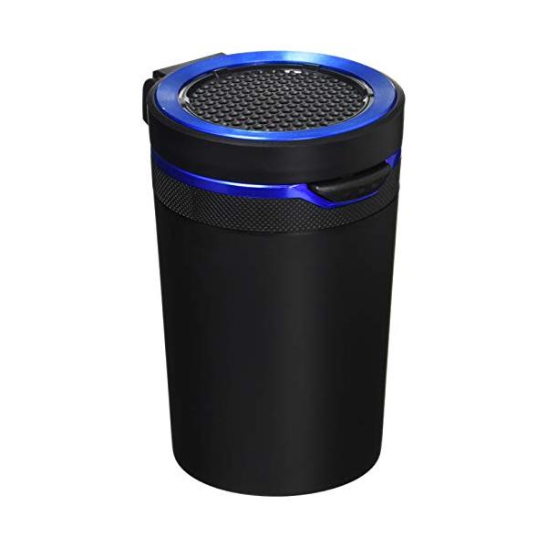 他サイト： 星光産業 車内用品 灰皿 EXEA ソーラーリングアッシュ ブラック ED-182 ドリンクホルダー型 LED付きの商品画像