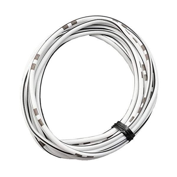 デイトナ(Daytona) 配線 コード AVS0.75(許容電力14A/12V) 純正色ハーネス 2m 白/黒 93193