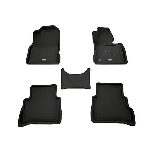 クラッツィオ(Clazzio) フロアマット 立体タイプ 1台分セット CX-5 KF系 H29/2~ NEWラバータイプ ブラック EZ-07