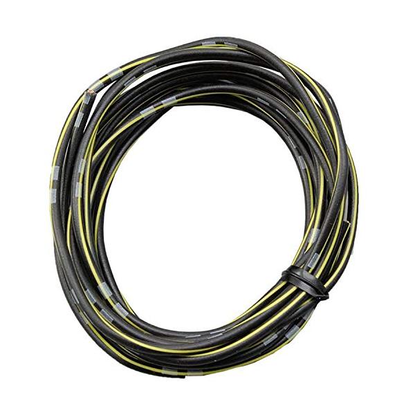 デイトナ(Daytona) 配線 コード AVS0.75(許容電力14A/12V) 純正色ハーネス 2m 黒/黄 93195