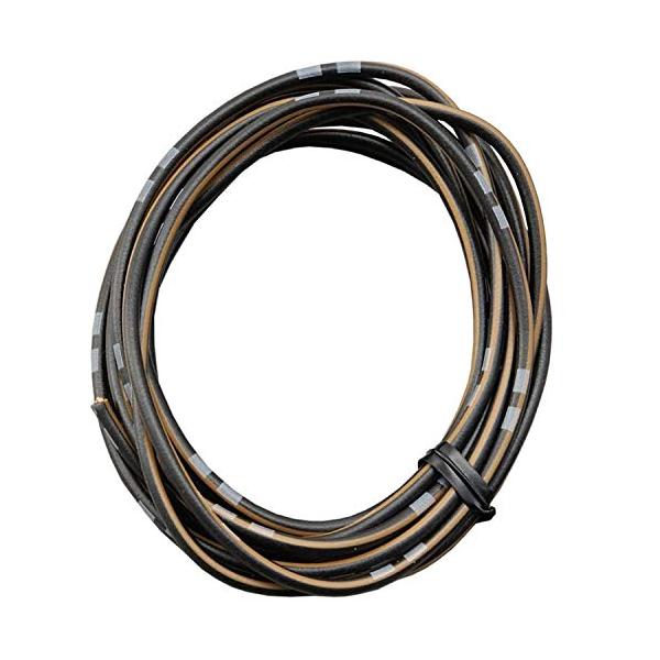 デイトナ(Daytona) 配線 コード AVS0.75(許容電力14A/12V) 純正色ハーネス 2m 黒/茶 93198
