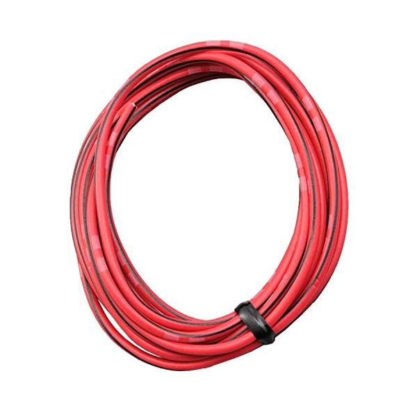 デイトナ(Daytona) 配線 コード AVS0.75(許容電力14A/12V) 純正色ハーネス 2m 赤/黒 93196