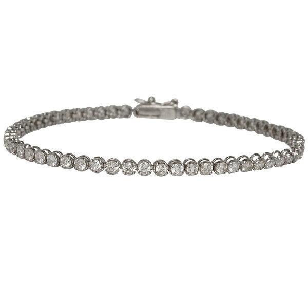 テニスブレスレット ダイヤモンド 2.00ct プラチナ ブレスレット 記念 